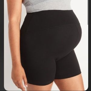 NWT! Old Navy Maternity Biker Shorts - Black 2 Pairs!